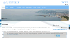 Desktop Screenshot of envisys.it
